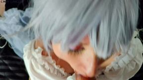 haciendo eyacular a boosette con cosquillas