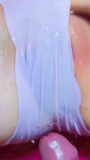 Powerful moment from &quot;Squirting pink pussy of an 18-year-old girl.&quot;