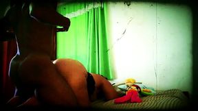 COLOMBIAN FACE PAINT QUEEN.... 6FT TALL AMAZON BEAST pt.2