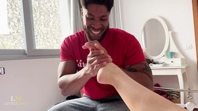clea gaultier gives the hottest foot worship & greedy footjob session ever