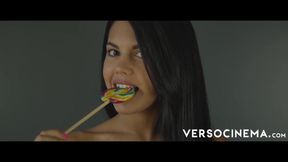 Apolonia Lapiedra funny lollipop video