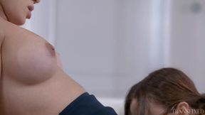 ”Leana Lovings, Kasey Kei, & Victoria Grant Dive into an Intense Hands-On Therapy Session”