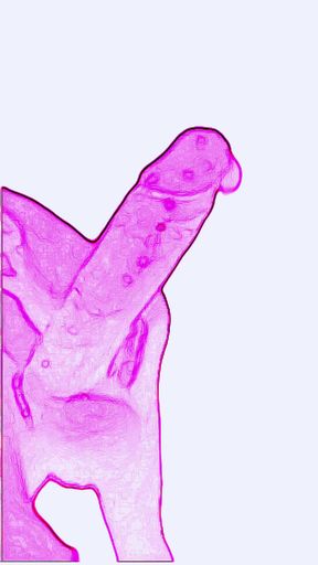 Pink dick wants psychedelic mouth