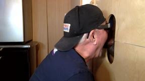 ”Ebony Shaft Suck Off & Swallow”