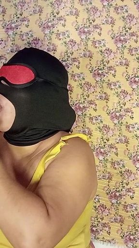 Curvy Mature Desi Blindfolded Sucks Cock Hard Then Anal