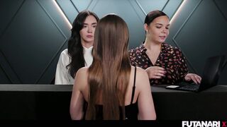 Futa Trans Sex Robot creampies Catherine Knight's tight pussy in 2025