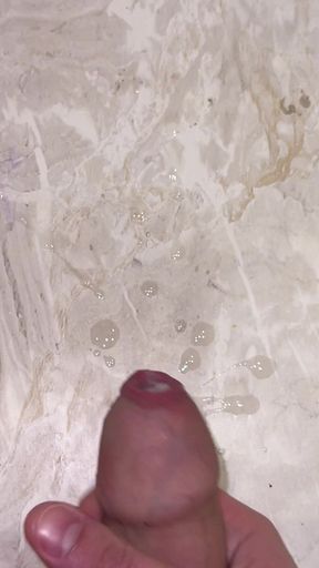 Daddy Jerking Big Uncut Cock and Cumming