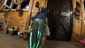 Deep Blow-job and Cum Play on My Shiny Cameltoe 285