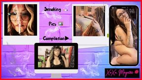 Beautiful Smoking Goddess - Smoking Pictures Compilation