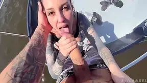 Striking And At Curvy Action With Proxy Paige, Megan Inky And Morea Black