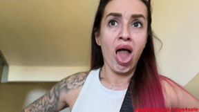 Stimulating the anus to release the bricks wmv