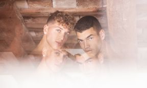 Hunky dudes show how their intensity clashes