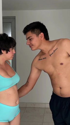 I find my sexy big ass stepsister bored at home and invite her to play a fun game until I end up putting my huge cock&hellip;   Clip 1