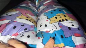 WEARING MY SILK PAJAMAS FOR THE FIRST TIME