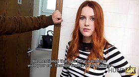 Hot red head GF gets cuckolded by her rich BF in POV reality porn