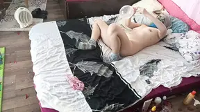 Hairy MILF gets her pussy licked and massaged