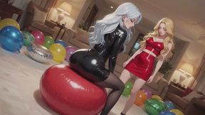 Balloons Stories #12B: Icy Curtain Bangs and the Ultimate Ass Sitpop Awakening (Animated)
