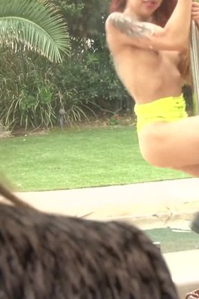 Asian stepmom caught looking on naked stepdaughter