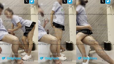Nurse Thai [payaban_annie]ไปประชุมสัมมนาที่กรุงเทพนัดพี่เดี่ยวมาเย็ดในห้องน้ำจับดูดควยขึ้นขย่มเย็ดสด