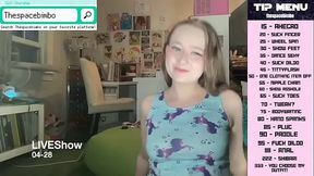 Webcam girl compilation featuring dildo play and mouthy action