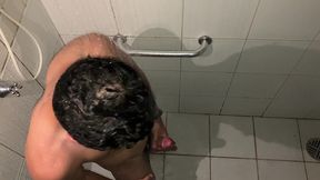 hot guy caught jerking at shower till cum - vincent and vitor