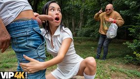 Max Dior & Milena Ray in hot seduction fantasy with deep throat and cumshot action