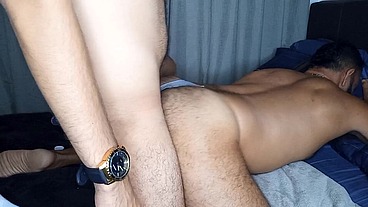 Foda completa com Luiz Bear,ursão me deu gostoso esse rabo