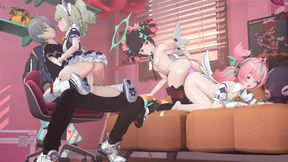 Angels of Delusion - Horny Lesbians Tryout Wise's Dick