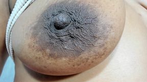 Boops, nipple close-up