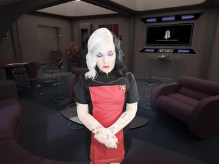 Star bitch movie scene 01: Return from planet Funtari VII (star trek parody)