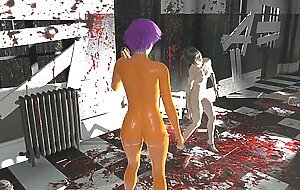 Sexy Black Widow Natasha Romanoff_Latex Chubby Thicker Nude_Sexy Latex Big Ass Resident Evil 2