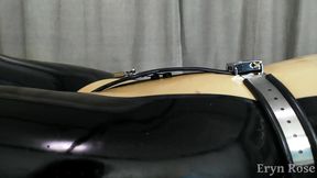 an extended trailer for this intense latex bondage scene
