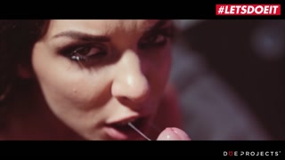 DOE PROJECTS - Perfect Beauty Henessy Plays With Milk And Sucks Cock - LETSDOEIT