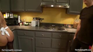 Training of huge jugs cougar housewife