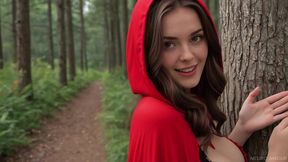 red riding hood fucks hard in forest - big boobs big ass (ai generated)