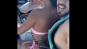 Amateur Horny Brazilian Bride Gets Fucked by Muscular Jetski Coach with Big Dick