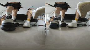 3DVR180 ERER LELE POV Dirty shoes humiliating dwarfs