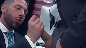 Two Fellow Workers Gays Fuck In Office