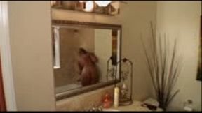 Horny Blonde Milf Melanie Gets Naked And Jumps In The Shower To Play With Herself! (wmv)