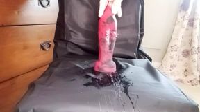 Gay fun with big anal toys