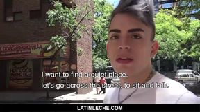 LatinLeche - Wavy Haired Stud Sucks A Thick Latino Cock