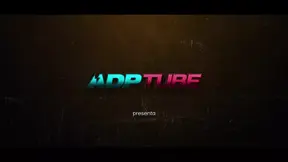 Hot model and gothic girl share big cock in steamy FFM threesome