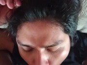 Naughty and naive femboy got mouth fucked