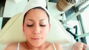 Sensual sex after kinky massage