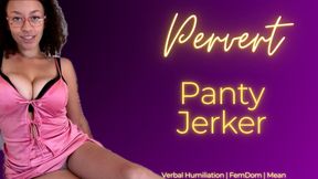 Pervert Panty Jerker - Verbal Humiliation FemDom