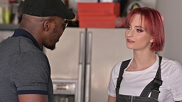 Mischievous Mechanic Dolly Dyson Squirts Like Crazy During Intense BBC Fuck Fest GP3430