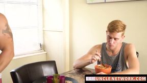 SayUncleNetwork.com - Hunk daddy creampied by stepson in a raw back yard pounding