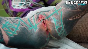 Intense Anal Fisting on Tattooed Babe - Hole Stretching Madness