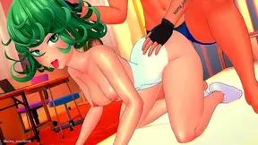 Curvy Elf Tempts Director with Busty Charm in Sultry Anime Shoot
