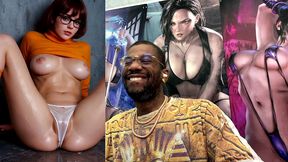 velma being a beautiful tight bald pussy insta slut, ai generated